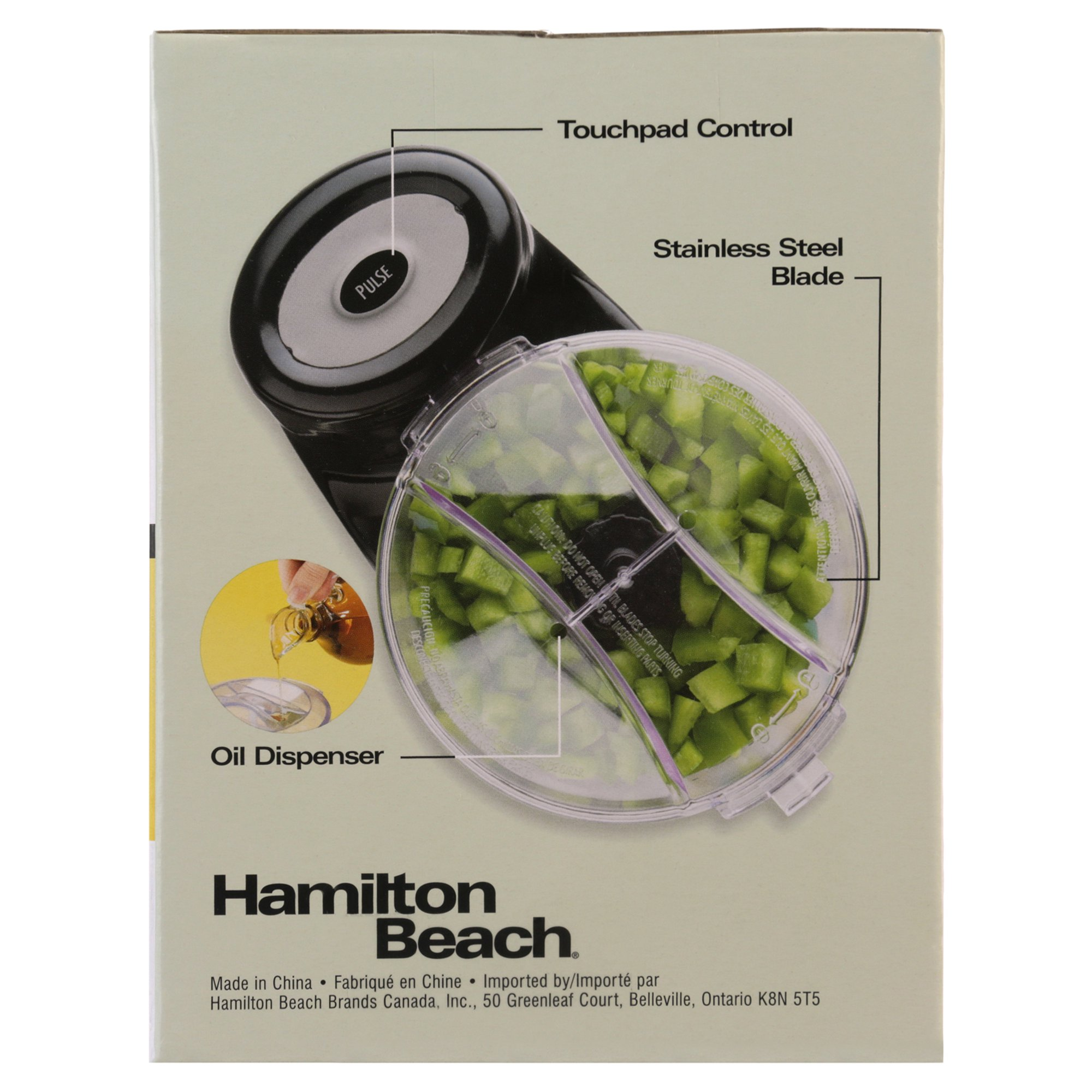 Hamilton Beach 3 Cup Touchpad Food Chopper, Model# 72900